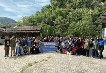 Merawat Alam Untuk Kelestarian Lingkungan, AMJI Titik Maros Belajar di Rammang-Rammang