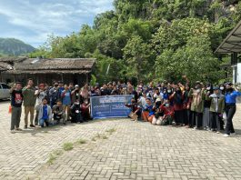 Merawat Alam Untuk Kelestarian Lingkungan, AMJI Titik Maros Belajar di Rammang-Rammang