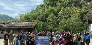 Merawat Alam Untuk Kelestarian Lingkungan, AMJI Titik Maros Belajar di Rammang-Rammang