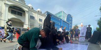 Peringati hari bumi, WALHI Sulawesi Selatan bersama Komunitas Green Youth Movement soroti tambang nikel di Sulawesi Selatan
