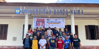 Peserta Coastal and Small Islands People Summit disambut oleh Rektorat Universitas Banda Naira
