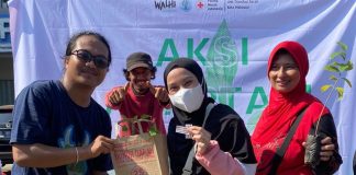 IKA MTsn 1 Makassar Bersama PMI Makassar Bersinergi Walhi Sulsel Gelar Aksi Bagi Bibit Pohon dan Donor Darah