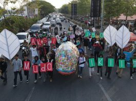 Soroti Permasalahan Iklim, AMJI Bersama Green Youth Movement Kolaborasi Walhi Sulsel Gelar Karnaval Parade Iklim