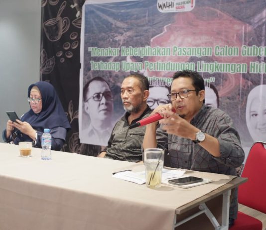 Walhi Nilai Visi Misi Paslon Gubernur Sulsel Minim Keberpihakan pada Perlindungan Lingkungan