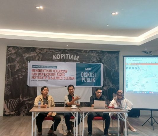 Diskusi Publik Peringatan Hari HAM: Menghentikan Kekerasan HAM dan Ekspansi Bisnis Ekstraktif di Sulawesi Selatan